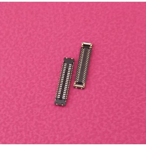 2pcs/lot LCD FPC Plug Connector For xiaomi redmi note 7 note7pro note7 pro note 7pro 40pin 40 pins on motherboard