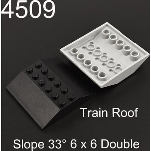4PCS 4509 Slope 33° 6 x 6 high-tech Building block accessories parts MOC Construction DIY Education Build Toys Brick