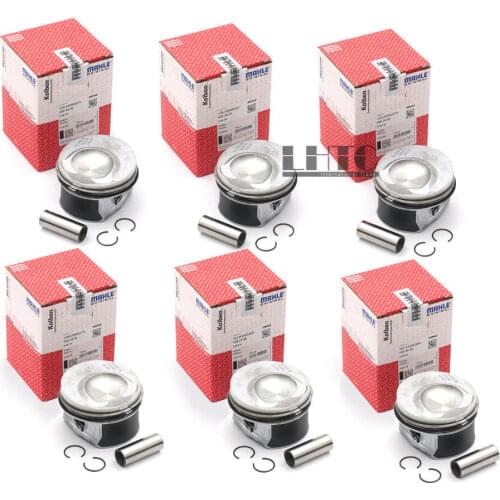 6x 100% Brand New MAH-LE Genuine 03H107065N 89.01mm / 20mm Pistons Rings For AUDI Q7 V W Passat R36 CC 3.6 VR6
