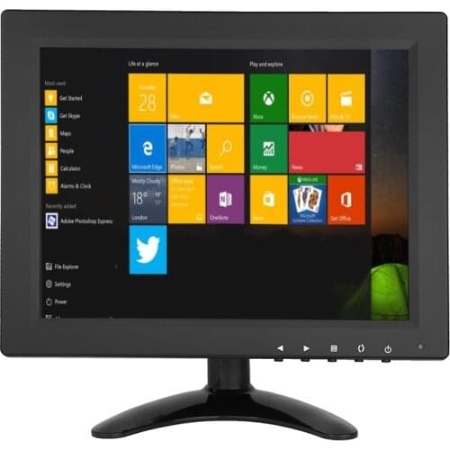 9.7 Inch 4:3 Plastic Desktop Monitor IPS HD Monitor 10 Inch CCTV Monitor HDMI VGA Monitor with Multi Interface