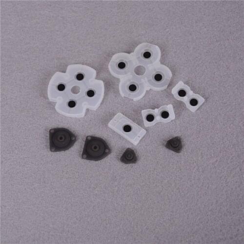 9pcs/set Silicon Button Pads Silicon Rubber Conductive Pads - For PS4 Controller Repair Parts