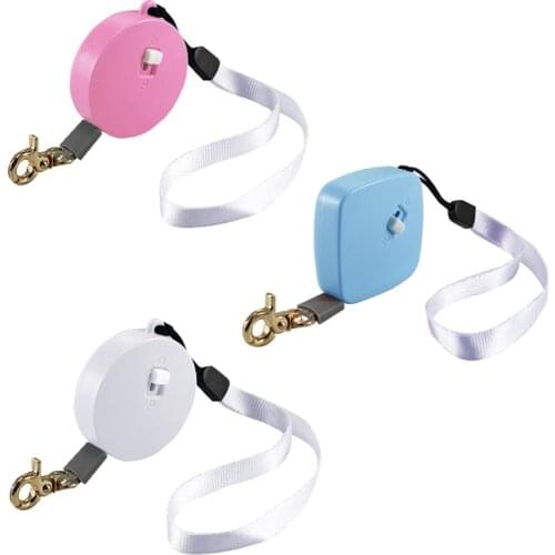 2m Round Shape Automatic Flexible Pet Leash Small Medium Dogs Cats Puppy Retractable Traction Rope Lead