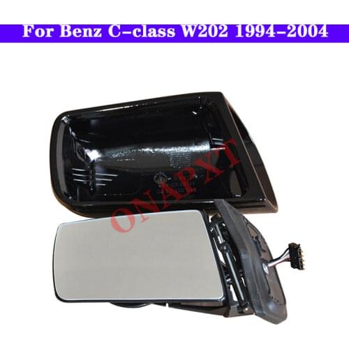 Car Outside Rearview Mirror For Mercedes-Benz C-class W202 1994-2004 Auto Rear View lens Exterior Turn Signal Mirror Assembly