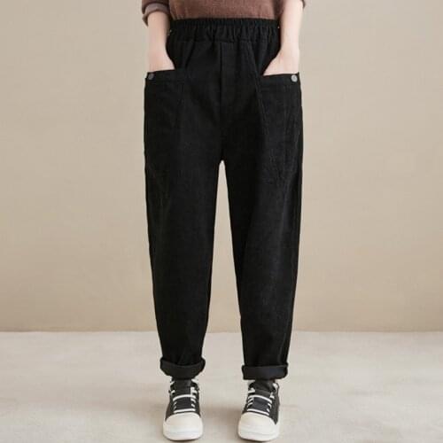 Женские вельветовые брюки BORISOVICH China At AliExpress