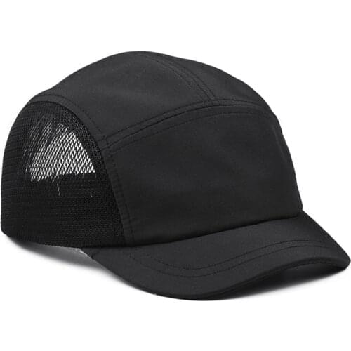 Clape Mesh Trucker Dad Hat 5 Panel Baseball Cap Quick Dry Short Brim Hat Breathable Running Sun Caps Snapback Cap Dropshipping