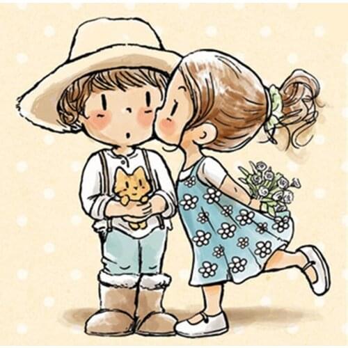 Girl words Rubber Silicone Clear Stamps for Scrapbooking Tampons Transparents Seal Background Stamp Card Making Diy