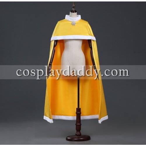 Beauty And the Beast Cosplay Belle Yellow CAPE Cosplay Costume
