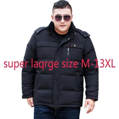 New Arrival Fashion Down Jacket Men Extra Large Short Thick Winter Coat White Duck Down Casual Plus Size M-10XL 11XL 12XL 13XL