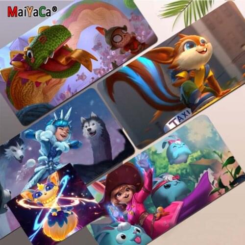 MaiYaCa Smite game cute animal Gamer Speed Mice Retail Small Rubber Mousepad Size for big Game Player Desktop PC Computer Laptop