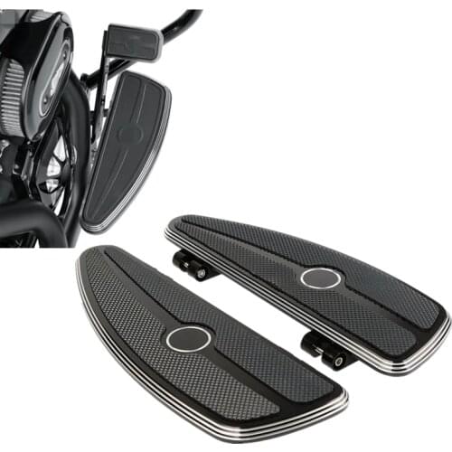 Motorcycle Rider Driver Footboard Kit For Harley Touring Trike FL Road King Glide Softail Deluxe FLD Fat Boy