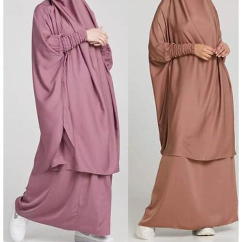 Ramadan Muslim Prayer Garment Dress Eid Abaya Jilbab Hijab Long Khimar Robe Abayas for Women Islam Clothing Niqab Djellaba Burka