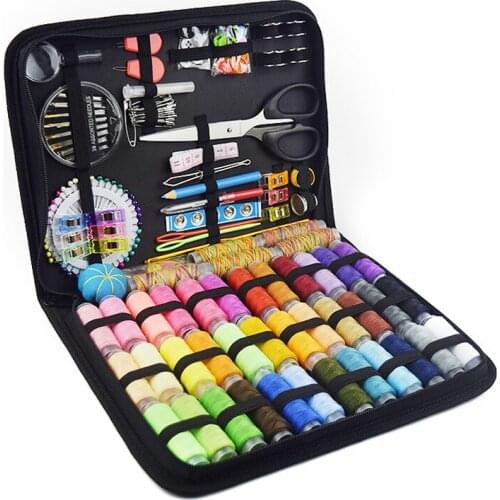 200PCS Sewing Kits Professional Repair Sewing Box Set for Hand Quilting Needle Thread Stitching Embroidery Sewing Accessories