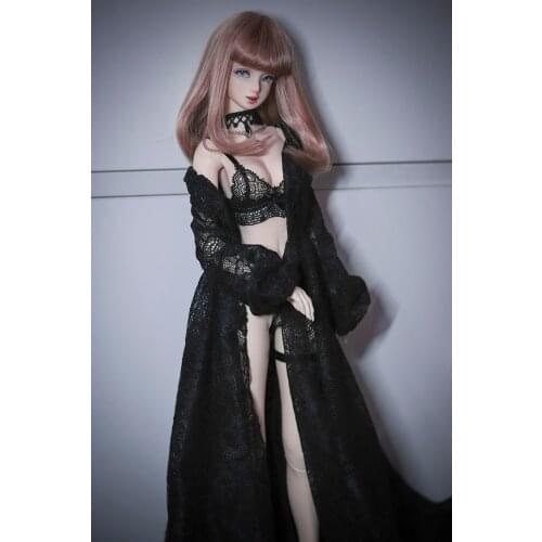 1/6 1/4 1/3 scale BJD clothes Black Nightdress underwear Princess dress for BJD/SD YOSD MSD SD13 big girl doll accessories C0654