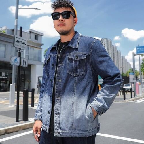 Fall mens denim jacket New 2021 Fashion hip hop mens denim jacket Spring and Autumn Jacket Loose Top Mens