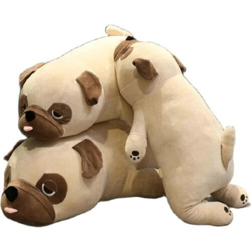 Pug Dog Plush Toy Stuffed Animal Shar Pei Plushies doll Soft dog plush toy Throw pillow kids toys birthday gift for girlfriend