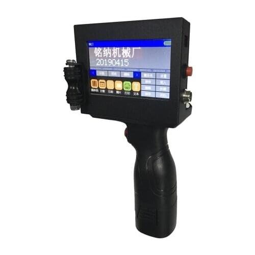 Portable Touch Screen Hand Held Inkjet Printer Production Packing Code Printing Machine For Logo Label