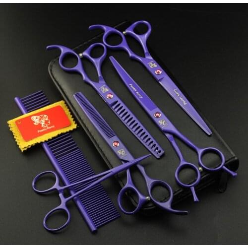 Poetry Kerry Professional Pet Grooming Scissors Set 7 Inch.Dog Grooming Shears,Scissors For Dog Grooming,Makas