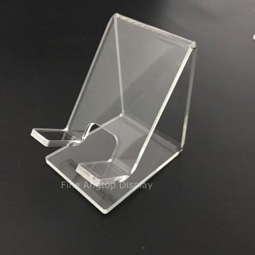 Transparent Acrylic Jewelry Display Stand For Cellphone Holder 5pcs/lot
