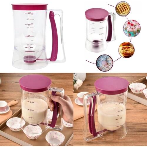 Batter Dispenser Cream Separator Baking Tool 900mL 4 Cup Kitchen Gadgets