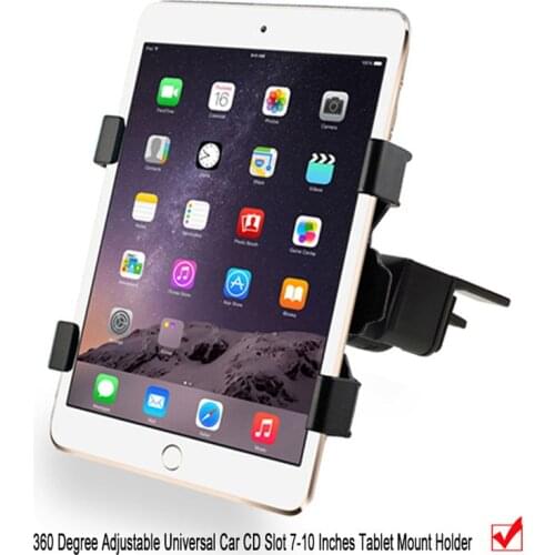 Universal 7.9 8 9.9 10.5inch Tablet Car holder Stand Auto CD Slot Mount Holder for Huawei T3 9.6 M3 10 lite Car Stand Holder