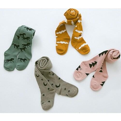 Spring Autumn Baby Tights Infant Girl Pantyhose Newborn Baby Stockings Girl Tights Toddler Cotton Autumn Baby Girl Stuff