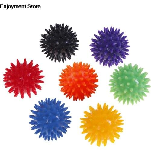 1PC Full Body Spiky Massage Hard Stress Ball 6cm For Fitness Sport Exercise Ball Hedgehog Sensory Training Grip the Ball