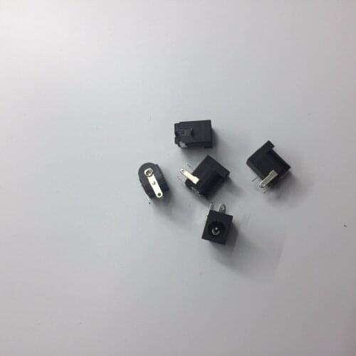 Free shipping 10pc high DC-005 DC005 Power Socket 5.5mm 2.1mm Flat Head Power Female Plug 5.5x2.1MM