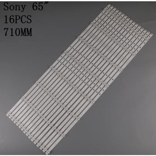16PCS LED backlight strip kit bar CX-65S03E01 for Sony 65" TV KDL-65W857C KDL-65W859C KDL-65W855C