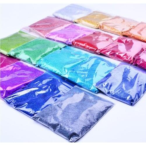 Nail Art Glitter DIY Nail Art Crystal Mud Laser Glitter50G Bag Laser0.22MM Epoxy Material Nail Art Decoration Nail Charms Luxury