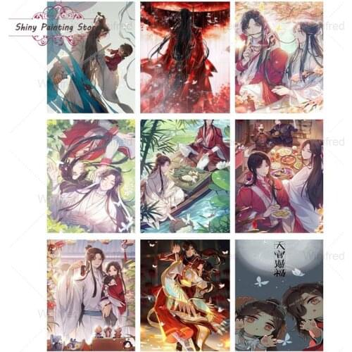 5D Diy Full Round/Square Diamond Painting Boys Heavenly God Blesses The People Diamond Embroidery Cross Stitch Mosaic Home Decor