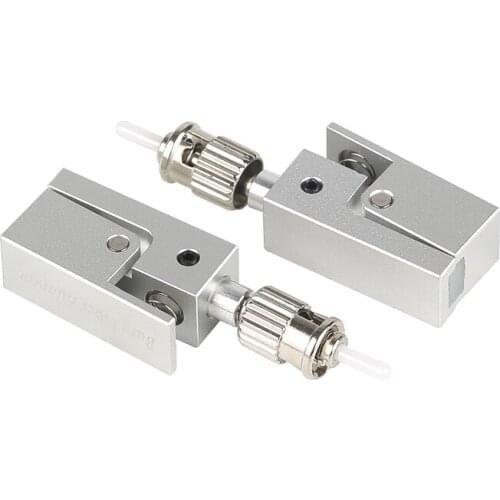 Free Shipping Optic Fiber Connector ST Square Bare Adapter Flange Temporary succeeded OTDR Newest Coupler Special Sale