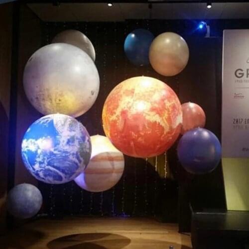2M Large Inflatable planet balloons earth moon Jupiter Saturn Uranus Neptune Mercury Venus for party decoration