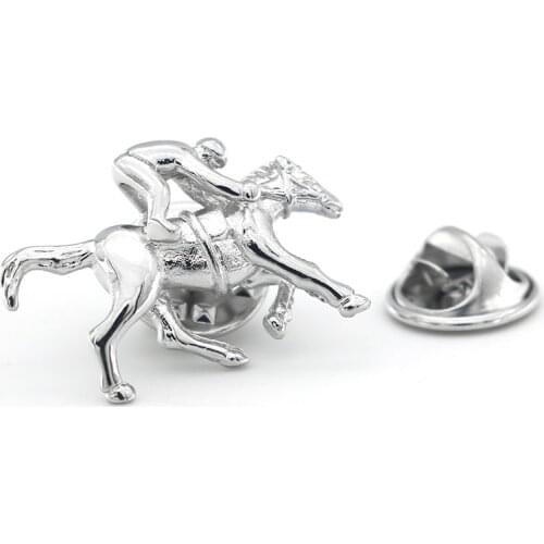 Polo Design Suit Pin For Men Fashion Brooch Ladys Lapel Pin Clothing Backpack Badge Quality Brass Material