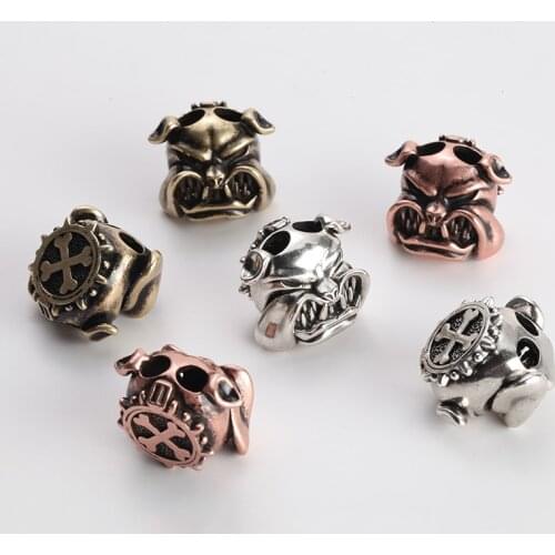 Paracord Beads for Jewelry Making Supplise Buddha Head Beads for Bracelet Make Diy Accessories Findings Copper Wholesale Lots