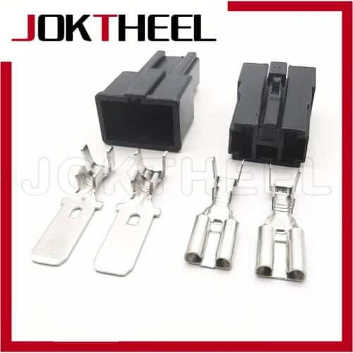 Joktheel 1/5/10/20 sets 2 pin way male female unsealed auto Map Sensor Plug battery Speaker electrical wire connector for Toyota