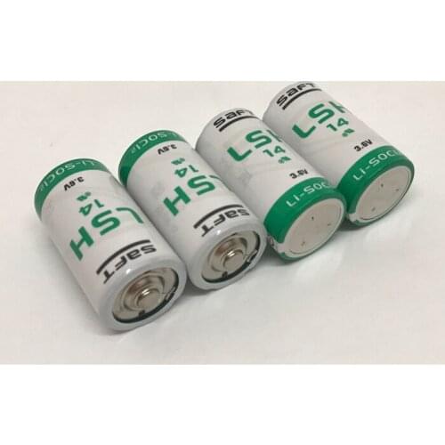 8pcs/lot SAFT LSH14 C Size 3.6V 58000mAh LSH 14 Battery Non-rechargeable PLC Industrial Lithium Batteries Made in France