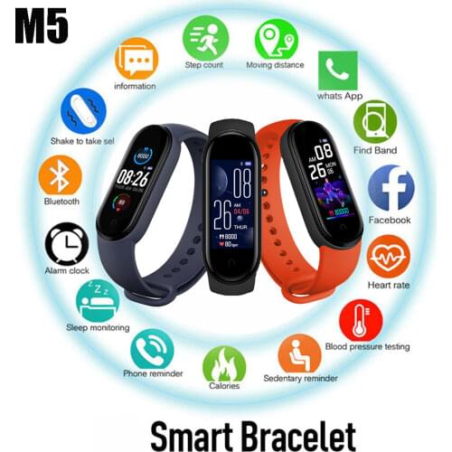 Touch Screen Mens Womens Smart Watch Fitness Tracker Heart Rate Blood Pressure Monitors Bluetooth Waterproof Smartwatch