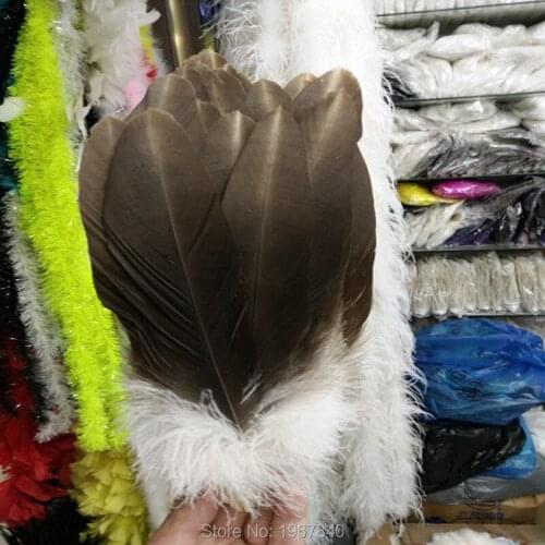 New! 50pcs / lot high quality natural eagle feathers 14-16 inch / 35-40 cm DIY feathers craft