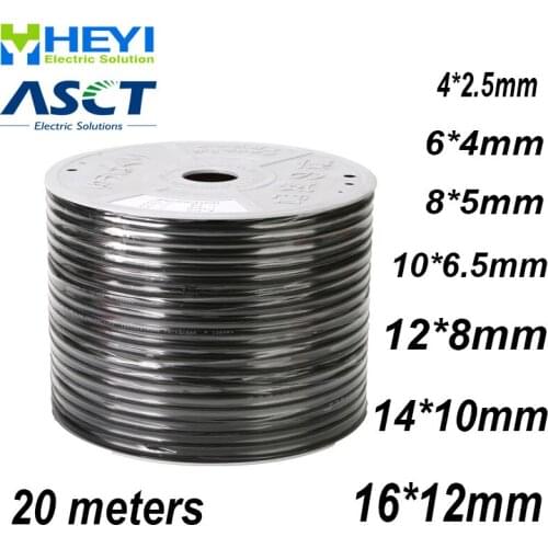 Wholesale 20 meters pneumatic black transport red blue OD 4/6/8/10/12/14/16mm hose pu pipe air tube Component hose