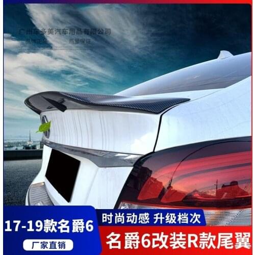 Suitable For Mingjue 6r Horizontal Pressure Automobile with Carbon Fiber Modified Tail and Fixed Wing Decoration