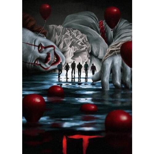 Full square wall stickers Cross stitch haft diamentowy kit set Cuadros 5D diamond painting 5D tools Cartoons Mosaic clown colour