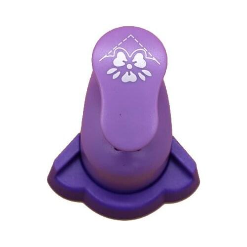DIY Scrapbooking Purple Bow Kok Embossers Paper Card Cutter Shaper Arts Crafts Sewing Embossing Embossers Device Hole Punch Kids
