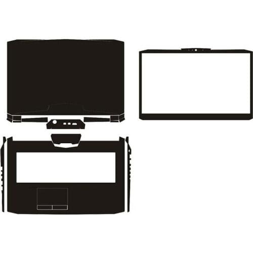 Carbon fiber Vinyl Laptop Skin Sticker Decal Cover Protector for SAGER NP9175 (CLEVO P775TM-G) NP9176 P775TM1-G