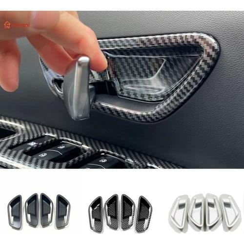 For Hyundai Tucson NX4 2021 2022 Interior Inner Door Handle Catch Cover Trim Inserting Decal Panel Car Accessories