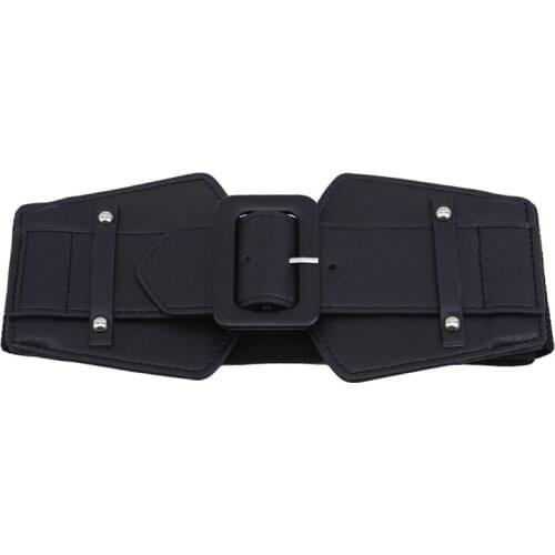 Ladies Waist Belts Fashion Hot Sale Solid Stretch Elastic Wide Belt Female Dress Adornment For Women Waistband New