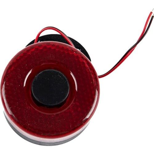 DC 12V-24V 105dB With LED Warning Siren Sound Signal Backup Alarms Horns Beep Package Included 1 X Horns With Wire