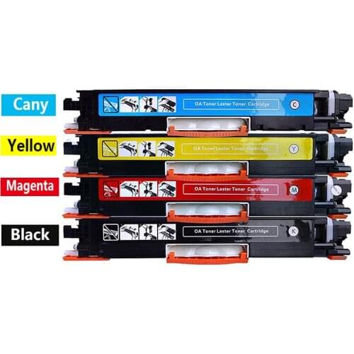 CE310 CE310A -313A 126A 126 Compatible Color Toner Cartridge For HP LaserJet Pro CP1025 M275 100 Color MFP M175a M175nw Printer