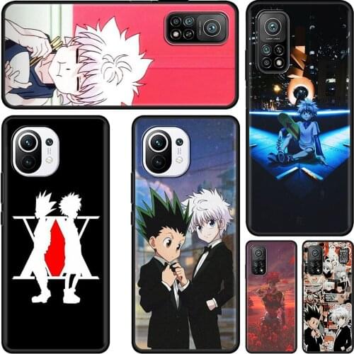 Anime Hunter x Hunters Cell Phone Case for Xiaomi Mi Poco X3 NFC M3 F1 10T 9T Pro Note 10 A2 8 11 Lite 5G TPU Black Cover Coque