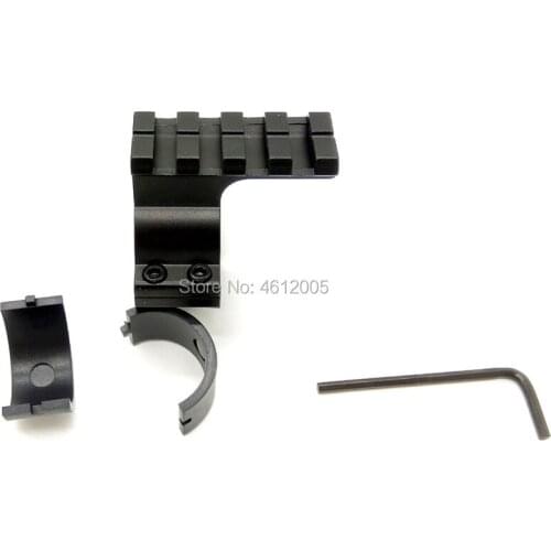Barrel Mount 1 inch 25.4mm 30mm Ring 20mm Weaver Picatinny Rail Adapter for Rifle Scope