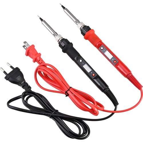 Lemte 80W Electric Soldering iron 110V 220V temperature adjustable LCD Welding solder iron kit home repair soldering iron tools
